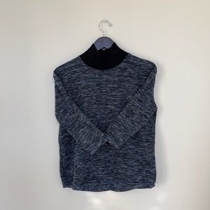 Turtle neck navy blue sweater